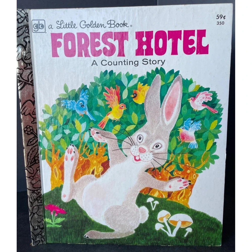 Forest Hotel Counting Story Little Golden Book 1977 Steincrohn Davis